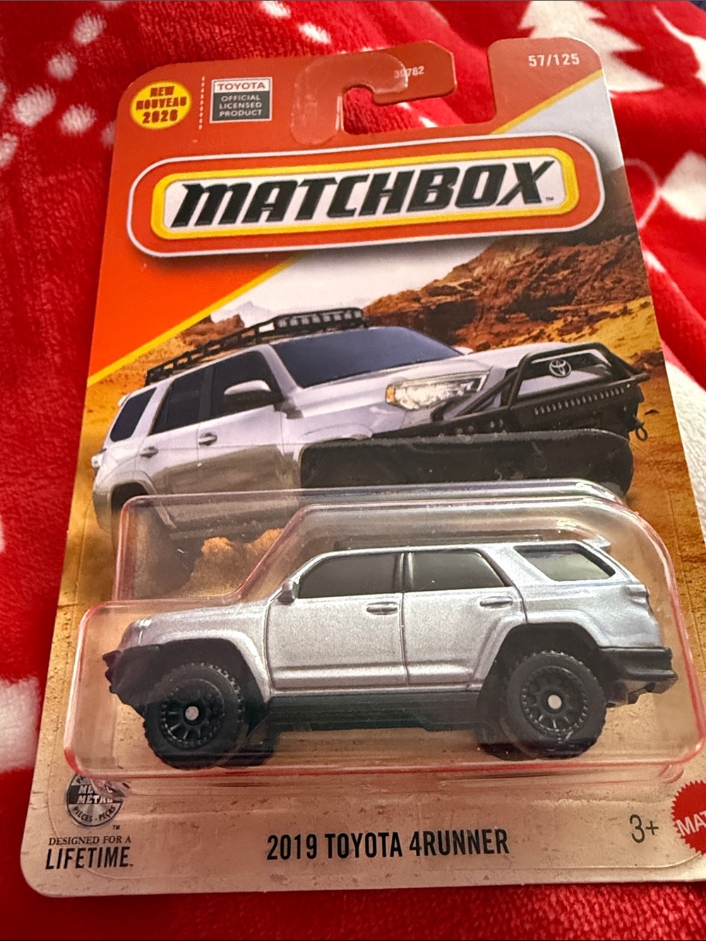 Matchbox Silver 2019 Toyota 4Runner Die-Cast Toy SUV